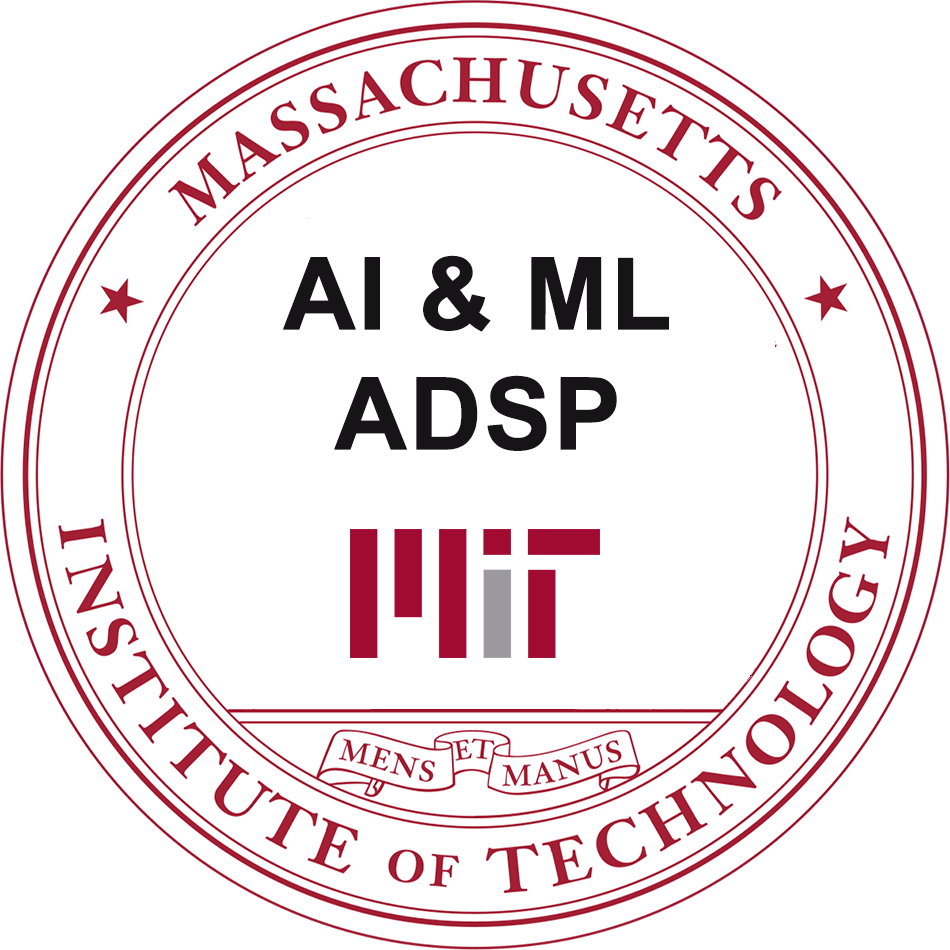 The MIT Artificial Intelligence and Machine Learning: Advanced Data Science Program (MIT AI-ML ADSP) certification equips professionals to apply advanced AI and ML techniques to complex business challenges, driving innovation, insight, and scalable value creation.