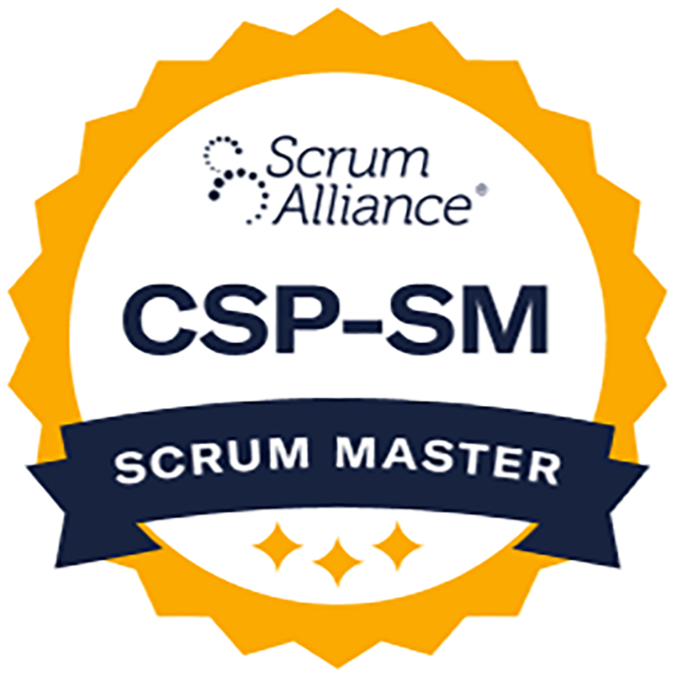 The Certified Scrum Professional ScrumMaster (CSP-SM) certification reflects mastery in guiding agile teams, scaling Scrum practices, and coaching across organizations through servant leadership, facilitation, and organizational change support in high-performance environments.
