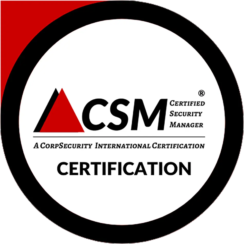 CSM - Certified Security Manager certification CSM - Certified Security Manager certification
