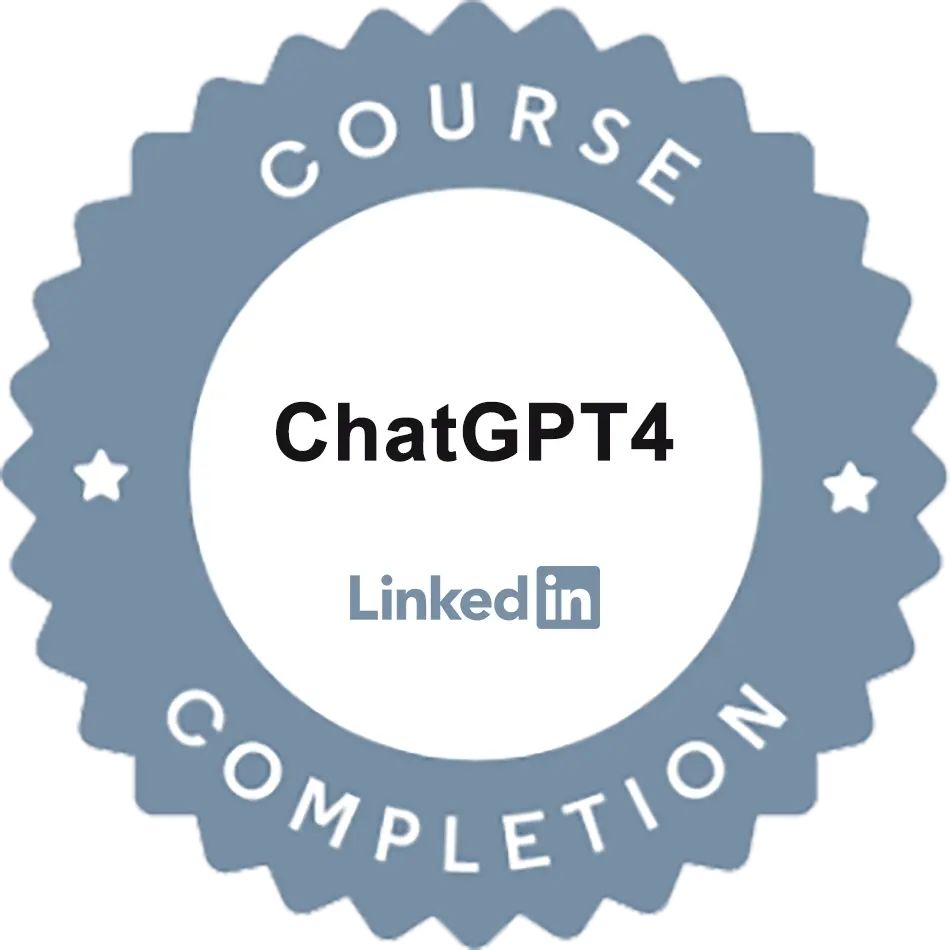 ChatGPT-4 - Generative Pre-trained Transformer 4 certification ChatGPT-4 - Generative Pre-trained Transformer 4 certification